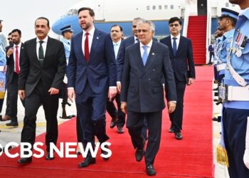 Vance meets with Iranian officers as Trump says he's “clearing out” Strait of Hormuz | full video