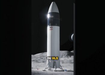 Como a Artemis IV vai pousar na Lua? #nasa #spacex #lua #artemis #ciencia #astronomia #moon