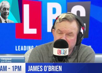 James O'Brien connects Nigel Farage on to Vladimir Putin, Steve Bannon, and the Viktor Orban..