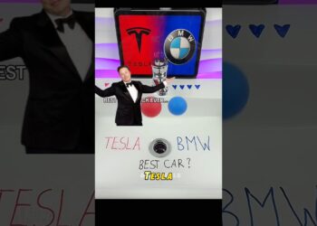Tesla vs bmw  huge match #bmw #tesla #trending