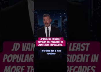 JD Vance is The Least Fashionable VP in Many years #donaldtrump #kimmel