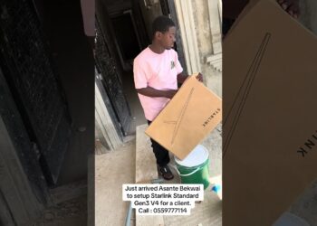 Simply arrived at Asante Bekwai to setup Starlink Gen3 V4 for a shopper.