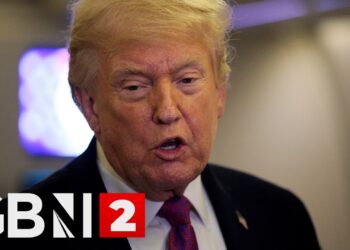 WATCH: Donald Trump indicators Government Order as photographs fired in Strait of Hormuz