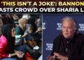 'Sharia regulation going to be banned': Steve Bannon SNAPS at crowd over laughs at Texas' anti-Islam push