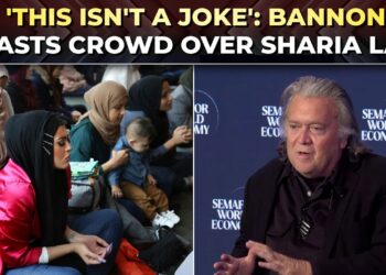 'Sharia regulation going to be banned': Steve Bannon SNAPS at crowd over laughs at Texas' anti-Islam push