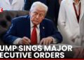 White Home LIVE: US President Trump Indicators Main Govt Orders in Oval Workplace