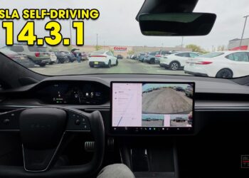 Costco Run with Tesla's Self-Driving 14.3.1