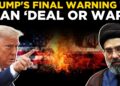 Dwell: Donald Trump Points Last Warning To Iran: Deal Or Face Struggle As Hormuz Disaster Deepens