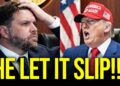 JD Vance Lets it Slip and Exposes Trump