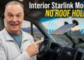 Starlink Mini Inside Your Van? Trio Inside Mount Sincere Assessment (No Roof Holes!)