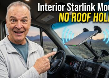 Starlink Mini Inside Your Van? Trio Inside Mount Sincere Assessment (No Roof Holes!)