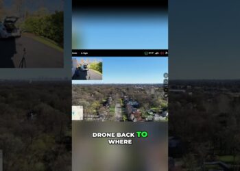 Drone Tour: Exploring City & Streaming with Starlink! #shorts