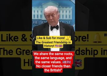 The Best Friendship in Historical past! 🇺🇸🇬🇧#Trump #USA #UK #Unity #Historical past #Presidential #Shorts #MAGA