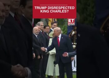 Protocol Breach? Trump Walks In Entrance Of Queen Camilla Throughout White Home State Dinner | ET Now