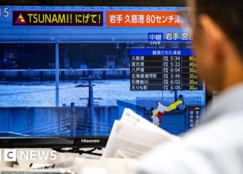 Japan earthquake: 7.7 magnitude quake triggers tsunami warning – BBC