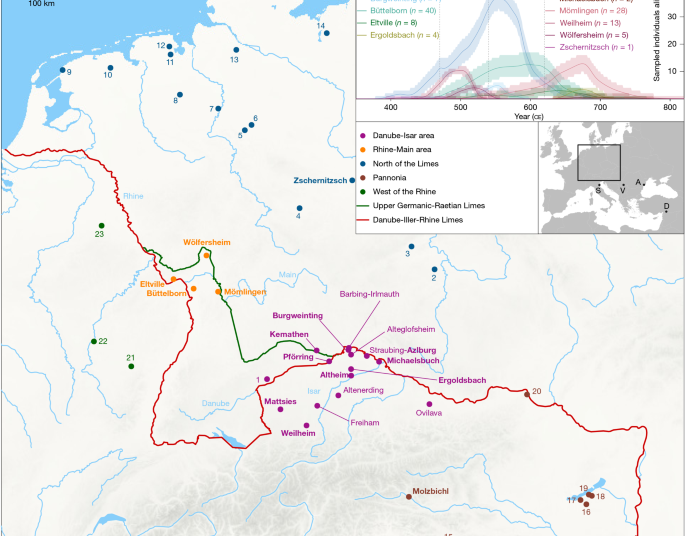 Demography and life histories throughout the Roman frontier in Germany 400–700 ce
