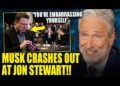 Jon Stewart BRUTALLY ROASTS Elon Musk in EPIC Public Feud