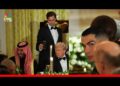 Cristiano Ronaldo & Elon Musk Noticed At Dinner Hosted By Trump For Saudi Crown Prince | N18G