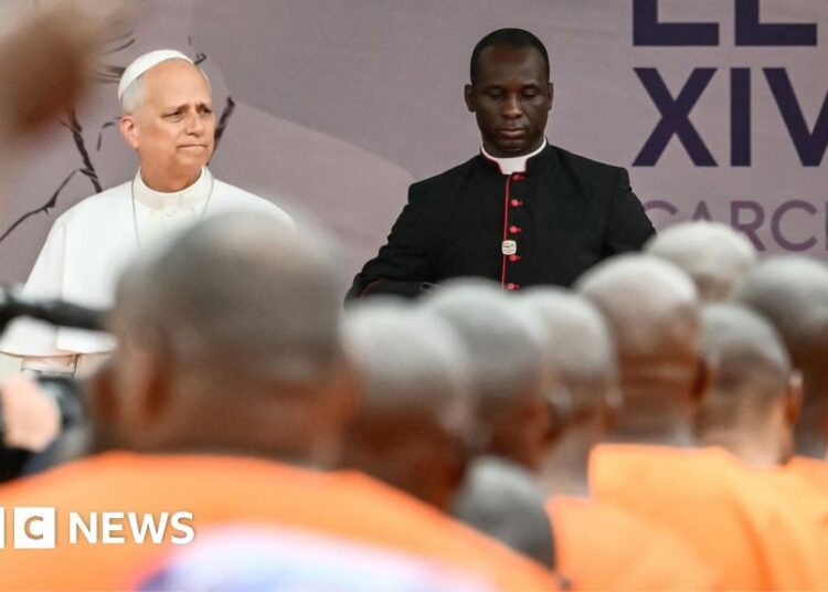 Pope Leo criticises Equatorial Guinea prisons as he winds up Africa tour – BBC