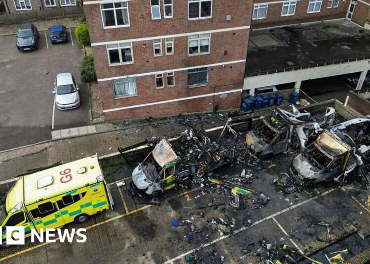 Police probe Islamist group's arson assault claims – BBC