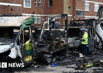Fourth suspect arrested over Jewish charity ambulance arson assault – BBC