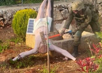 IDF says picture of soldier destroying Jesus statue in Lebanon is actual, vows motion