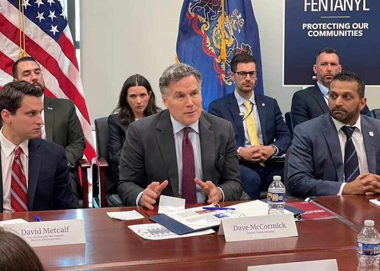 Kash Patel and McCormick meet fentanyl victims’ households in Allentown