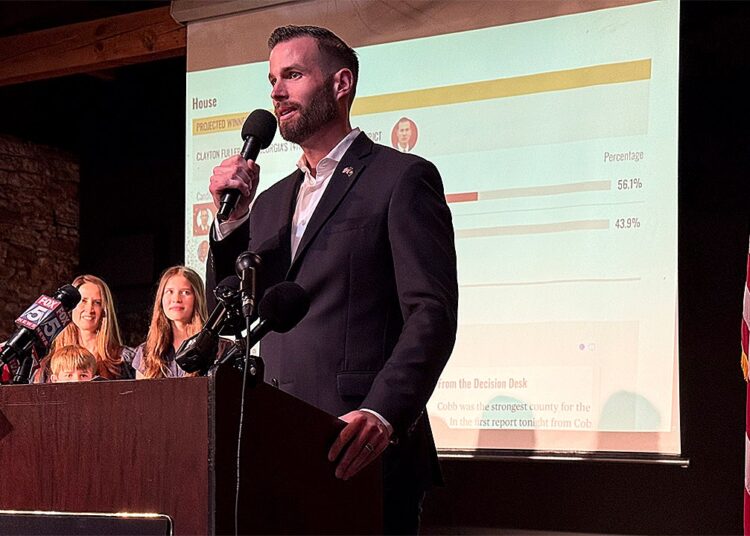 Georgia Rep.-elect Clay Fuller sworn in to spice up GOP Home majority