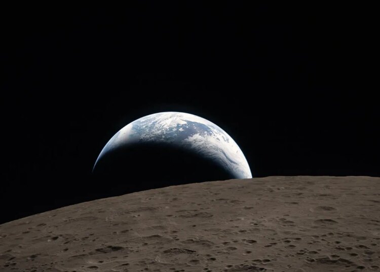 NASA releases first-ever photograph of Earth from the far aspect of the moon