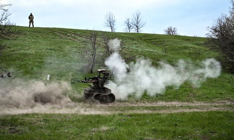 ‘Robots don’t bleed’: Ukraine sends machines into the battlefield rather than human troopers
