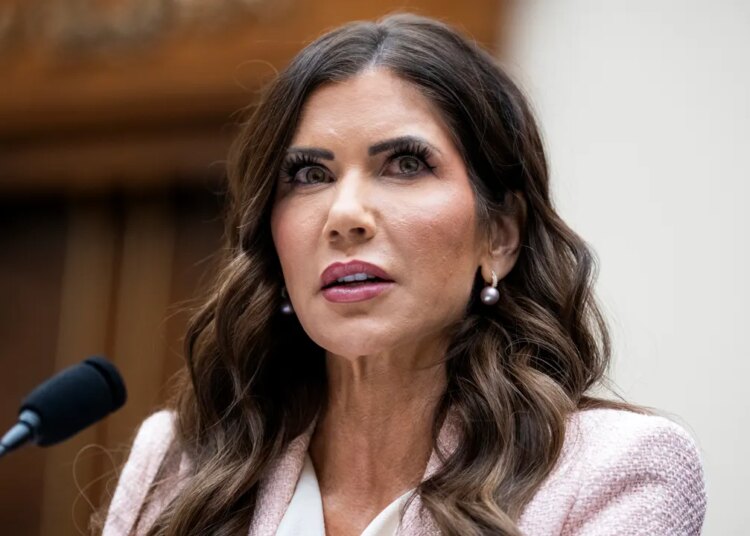 Kristi Noem’s husband alleged to stay secret life, elevating blackmail fears