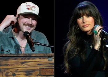 Morgan Wallen teases Ella Langley’s flub, then makes identical mistake