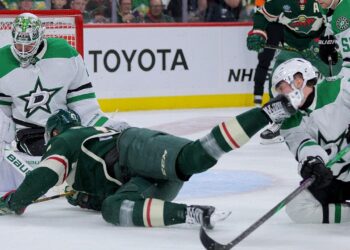 Wild’s extra time win was overshadowed by Stars’ defenseman getting lower by a skate