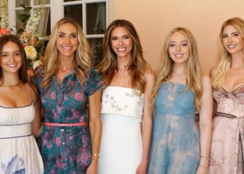 Ivanka Trump shares heat embrace of Donald Trump Jr’s fiancée Bettina Anderson