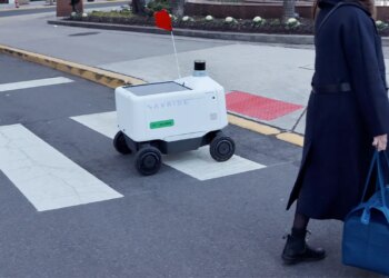 Uber Eats supply robots kicked and sat on by Philadelphia residents