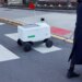 Uber Eats supply robots kicked and sat on by Philadelphia residents
