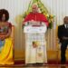 Pope focuses on peace and corruption points throughout Cameroon go to