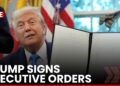 LIVE: US President Trump Take part in Government Orders Signing | White Home | Oval Workplace