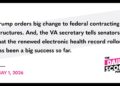 Trump orders huge change to federal contracting buildings