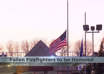 Gov. Evers orders flags at half-staff to honor fallen Wisconsin firefighters