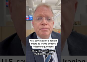 U.S. says it sank 6 Iranian boats as Trump dodges ceasefire questions