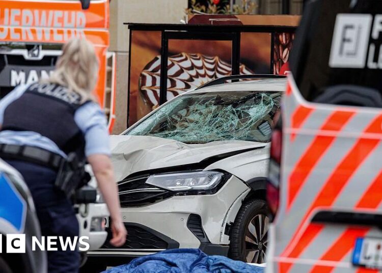 Two killed after automotive pushed into crowd in German metropolis Leipzig, mayor says – BBC