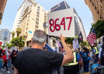 Could Day protest: ’86 47′ indicators floor following Comey’s indictment