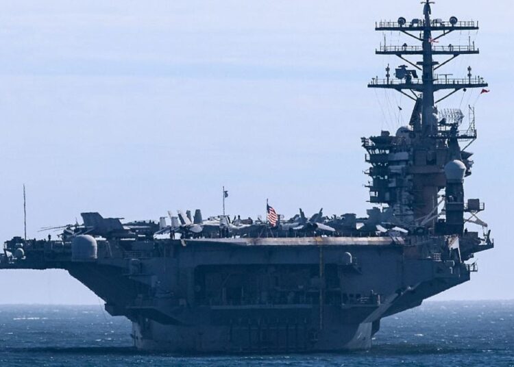 Two US destroyers face ‘sustained’ Iranian assault in Strait of Hormuz