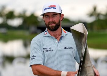 Cameron Younger says it is an ‘honor’ to play in entrance of President Trump after win at Cadillac Championship