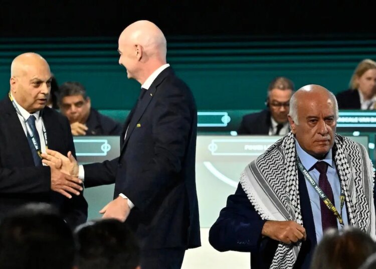 Palestinian FA’s Rajoub refuses handshake with Israel at FIFA Congress